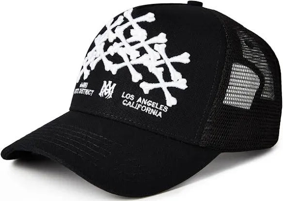 Amiri Bones Stacked Trucker Hat