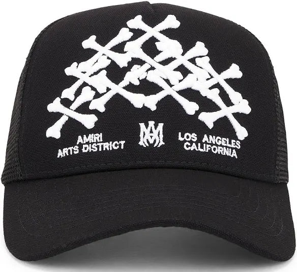 Amiri Bones Stacked Trucker Hat